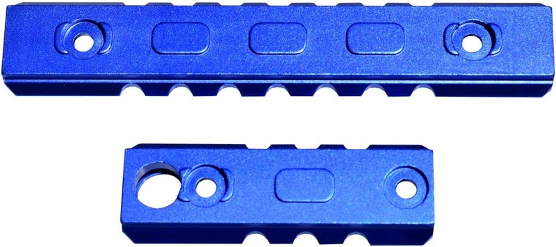 PRESMA 3 Piece Picatinny Rail Section Kit for M-LOK Style Slots, Dark Blue - Image 2